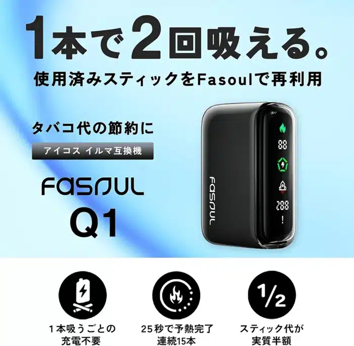 二回機Fasoul Q1加熱煙主機 2